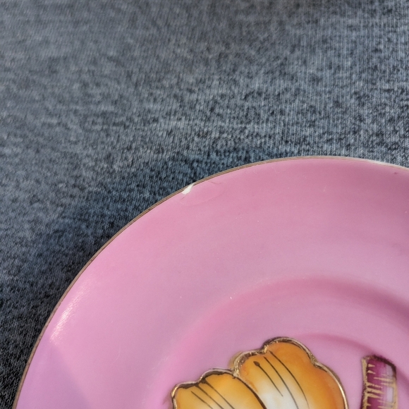 3/$30 | Trimont Pink and Orange Floral Cup& Saucer Set, Made in Occupied Japan - Picture 4 of 6